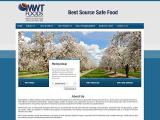 Home page with slider